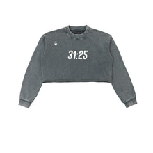 Load image into Gallery viewer, 31:25 | WOMENS LONG SLEEVE CROP TOP