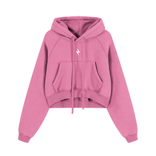Load image into Gallery viewer, ROSE THORNS | CROP HOODIE