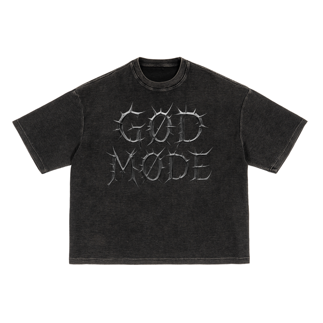 GOD MODE WAFFLE TEE