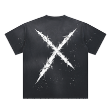 Load image into Gallery viewer, BARB WIRE-X | SUNFADE SPLATTER TEE