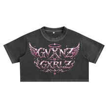 Load image into Gallery viewer, GVXNZ GXRLZ | SNOW WASHED CROP TOP