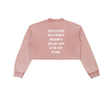 Load image into Gallery viewer, 31:25 | WOMENS LONG SLEEVE CROP TOP