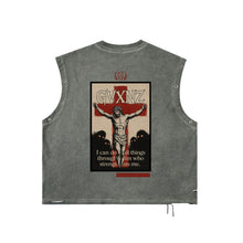 Load image into Gallery viewer, JESUS 4:13 | DISTRESSEDGROMMET CUT-OFF
