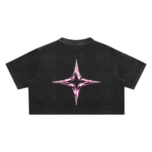 Load image into Gallery viewer, GVXNZ GXRLZ | SNOW WASHED CROP TOP