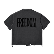 Load image into Gallery viewer, FREEDOM | DISTRESSED BOXY TEE