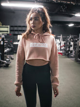 Load image into Gallery viewer, C2 | Crop Top Hoodie - Peach