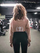 Load image into Gallery viewer, C2 | Crop Top Hoodie - Peach